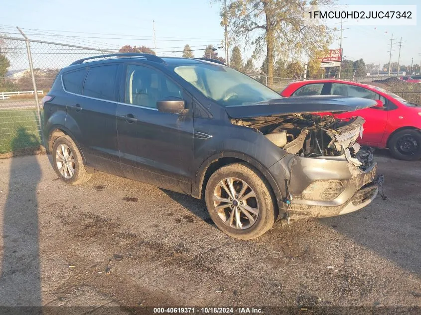 2018 Ford Escape Sel VIN: 1FMCU0HD2JUC47342 Lot: 40619371