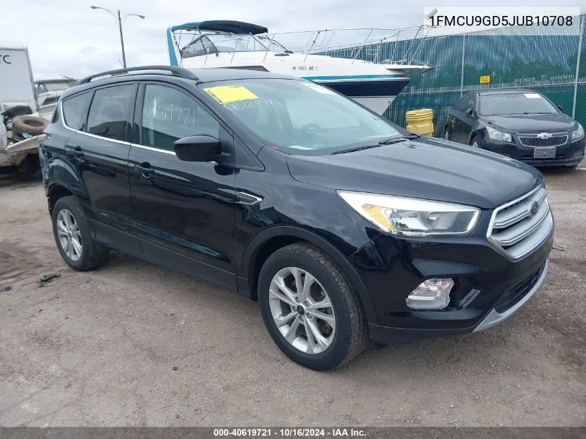 2018 Ford Escape Se VIN: 1FMCU9GD5JUB10708 Lot: 40619721