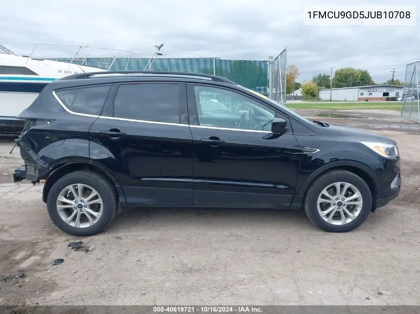 2018 Ford Escape Se VIN: 1FMCU9GD5JUB10708 Lot: 40619721