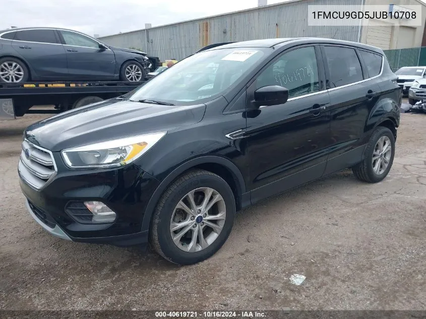 2018 Ford Escape Se VIN: 1FMCU9GD5JUB10708 Lot: 40619721