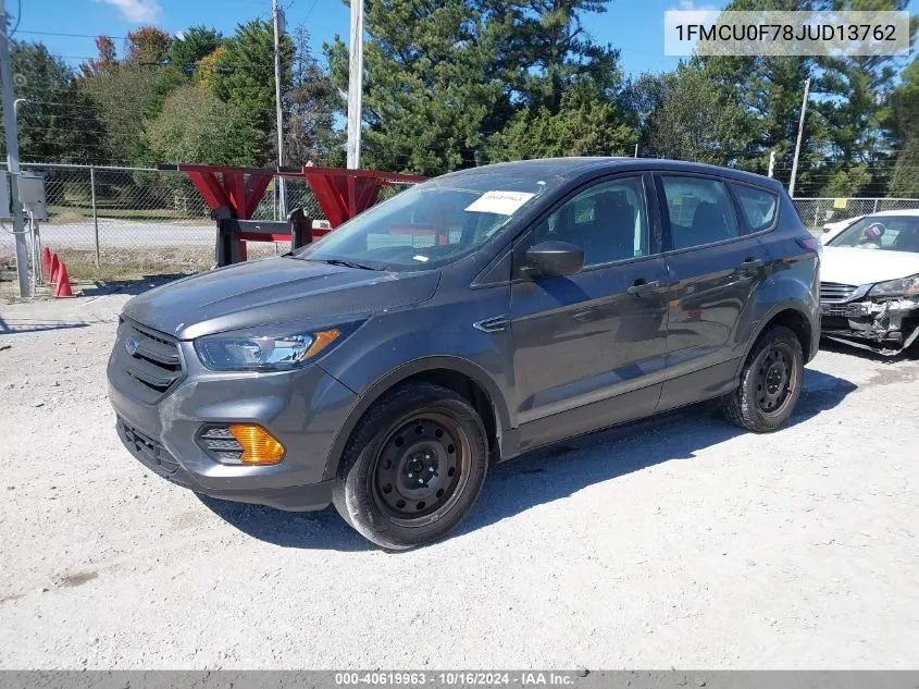 1FMCU0F78JUD13762 2018 Ford Escape S