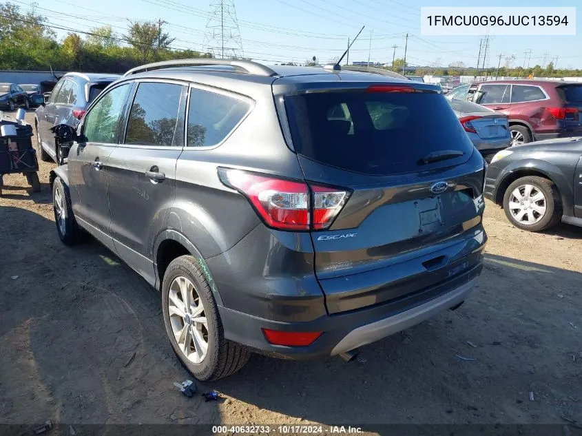 2018 Ford Escape Se VIN: 1FMCU0G96JUC13594 Lot: 40632733