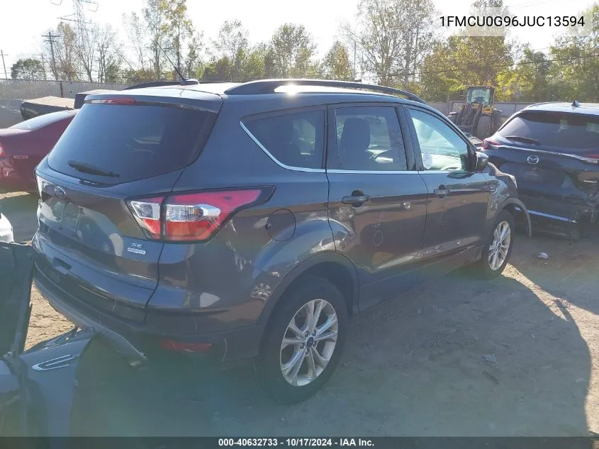 2018 Ford Escape Se VIN: 1FMCU0G96JUC13594 Lot: 40632733