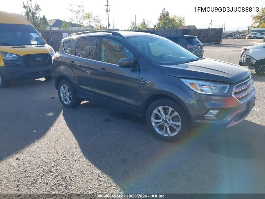 2018 Ford Escape Se VIN: 1FMCU9GD3JUC88813 Lot: 40645342