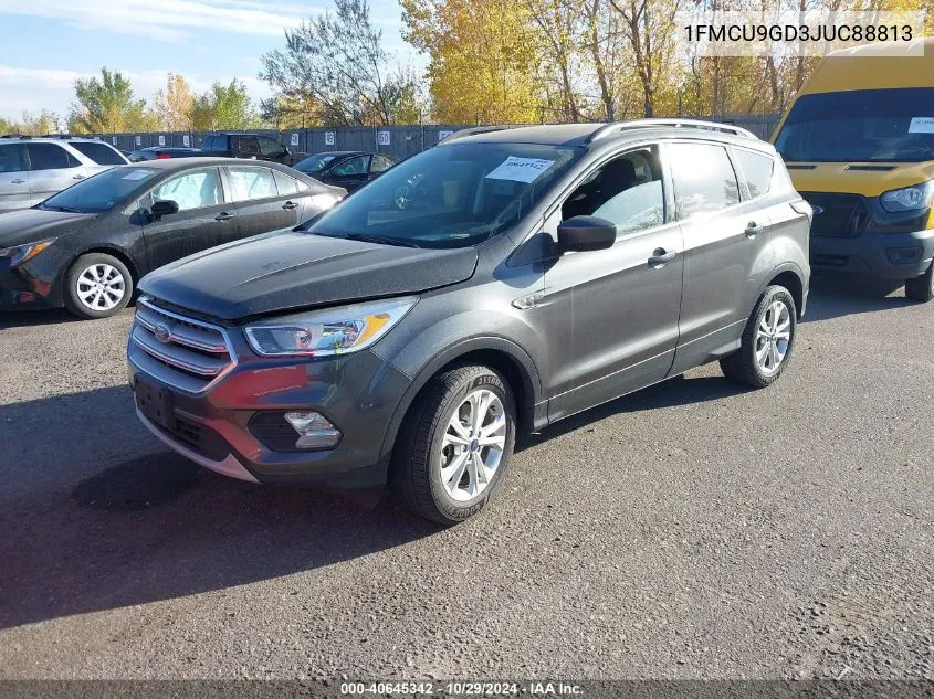 2018 Ford Escape Se VIN: 1FMCU9GD3JUC88813 Lot: 40645342