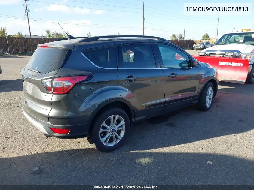 2018 Ford Escape Se VIN: 1FMCU9GD3JUC88813 Lot: 40645342