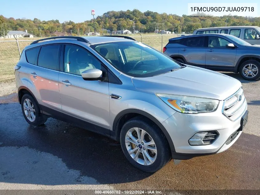 2018 Ford Escape Se VIN: 1FMCU9GD7JUA09718 Lot: 40650782