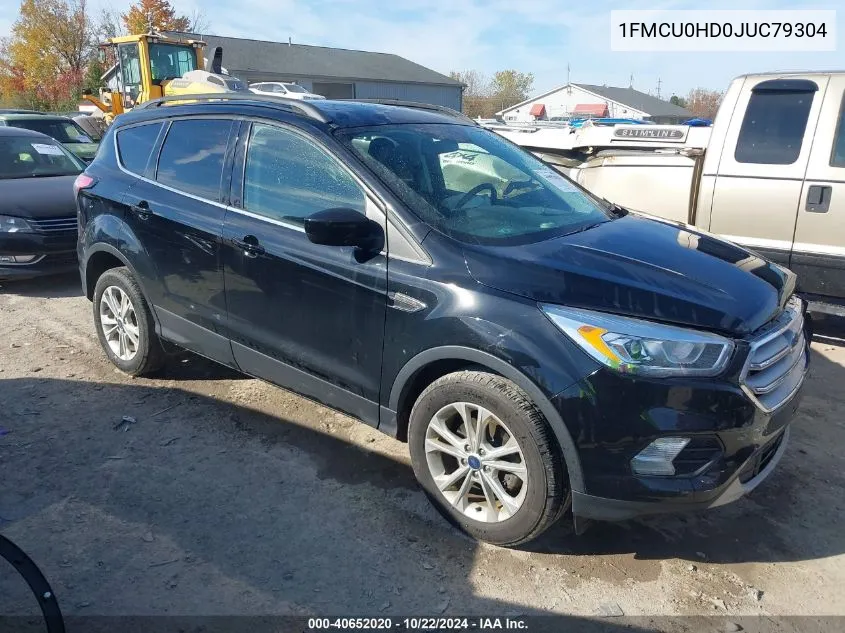 2018 Ford Escape Sel VIN: 1FMCU0HD0JUC79304 Lot: 40652020