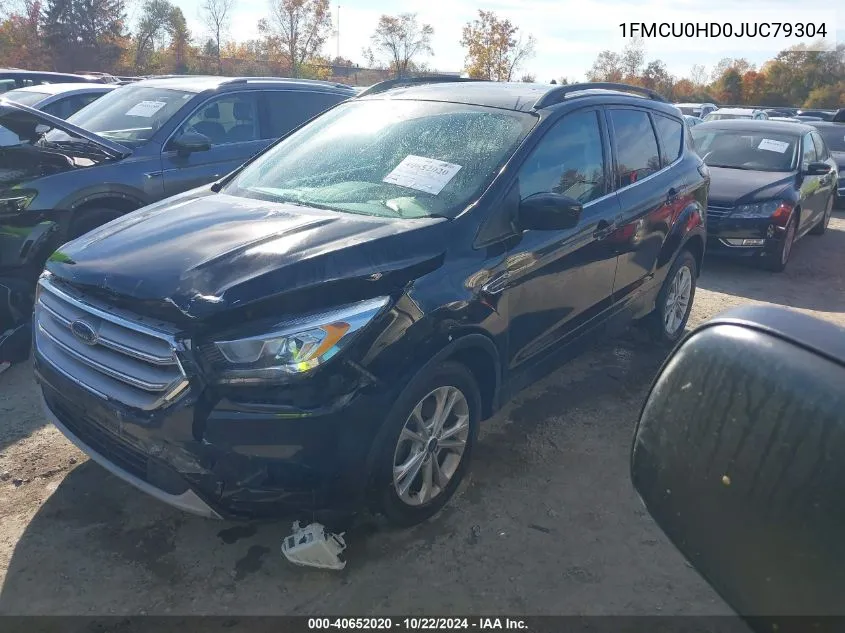 2018 Ford Escape Sel VIN: 1FMCU0HD0JUC79304 Lot: 40652020