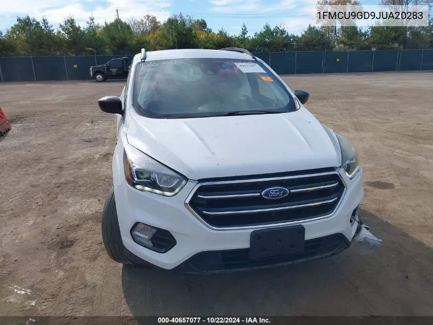 2018 Ford Escape Se VIN: 1FMCU9GD9JUA20283 Lot: 40657077