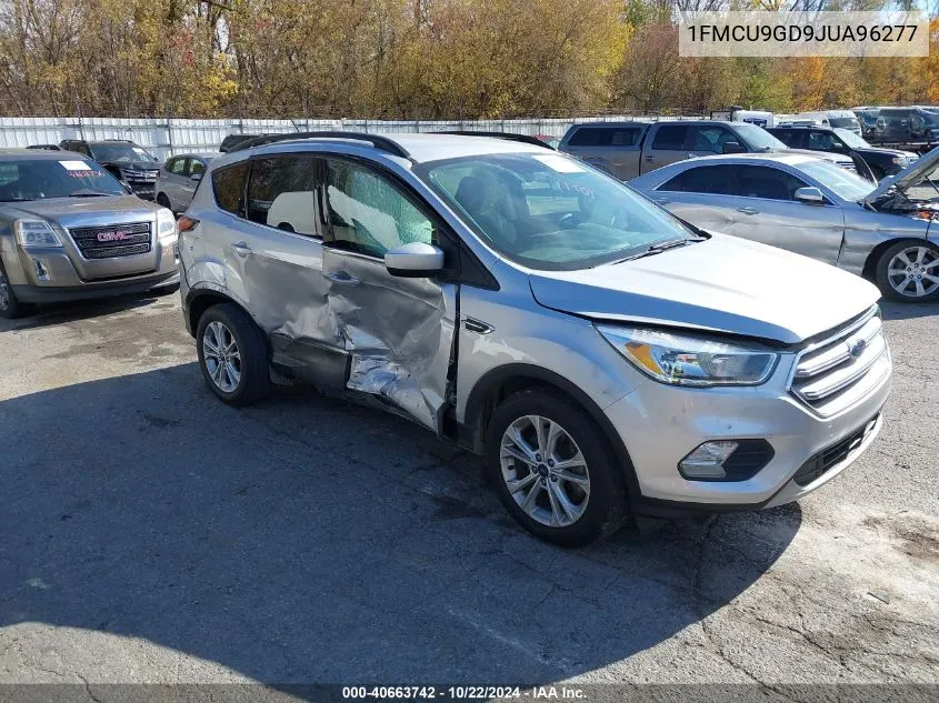 2018 Ford Escape Se VIN: 1FMCU9GD9JUA96277 Lot: 40663742