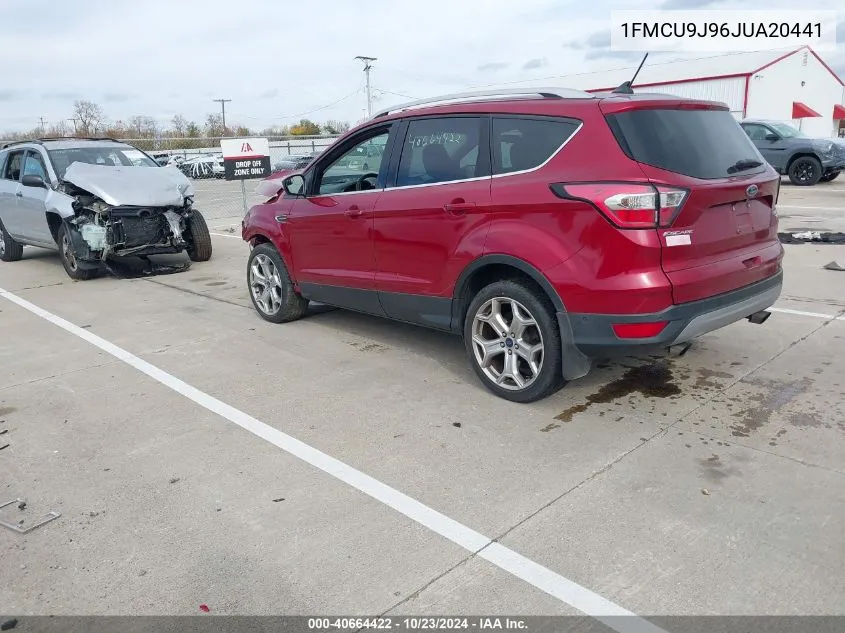 2018 Ford Escape Titanium VIN: 1FMCU9J96JUA20441 Lot: 40664422