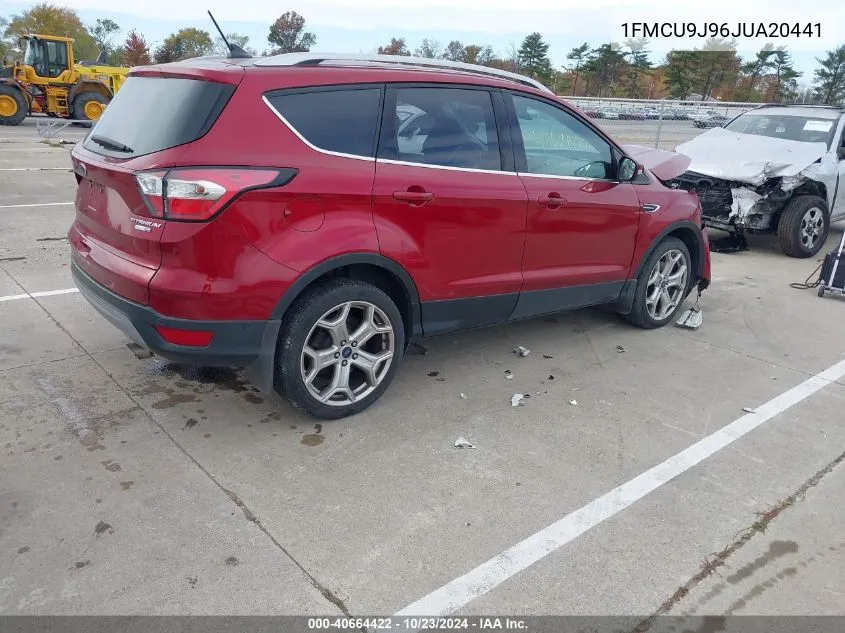 2018 Ford Escape Titanium VIN: 1FMCU9J96JUA20441 Lot: 40664422