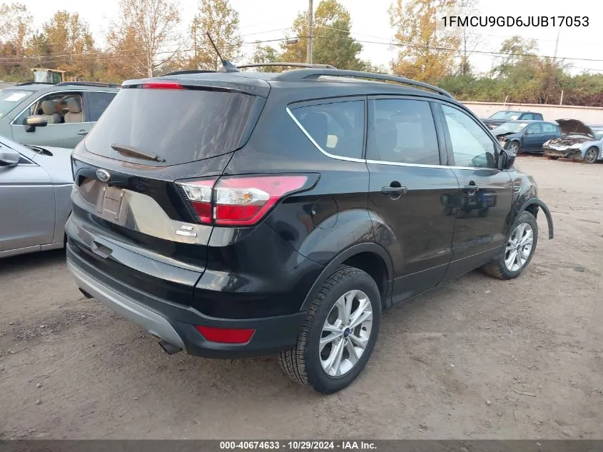 2018 Ford Escape Se VIN: 1FMCU9GD6JUB17053 Lot: 40674633