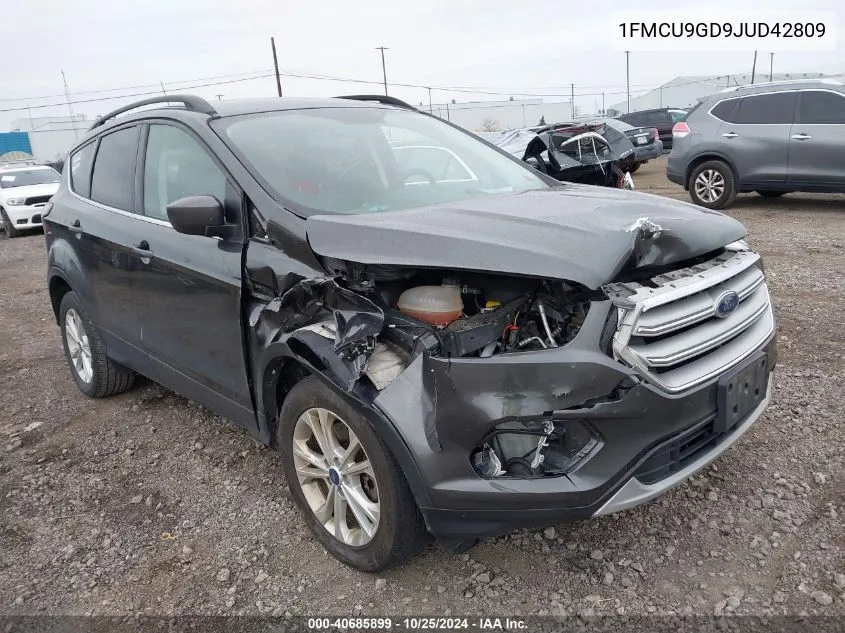 2018 Ford Escape Se VIN: 1FMCU9GD9JUD42809 Lot: 40685899