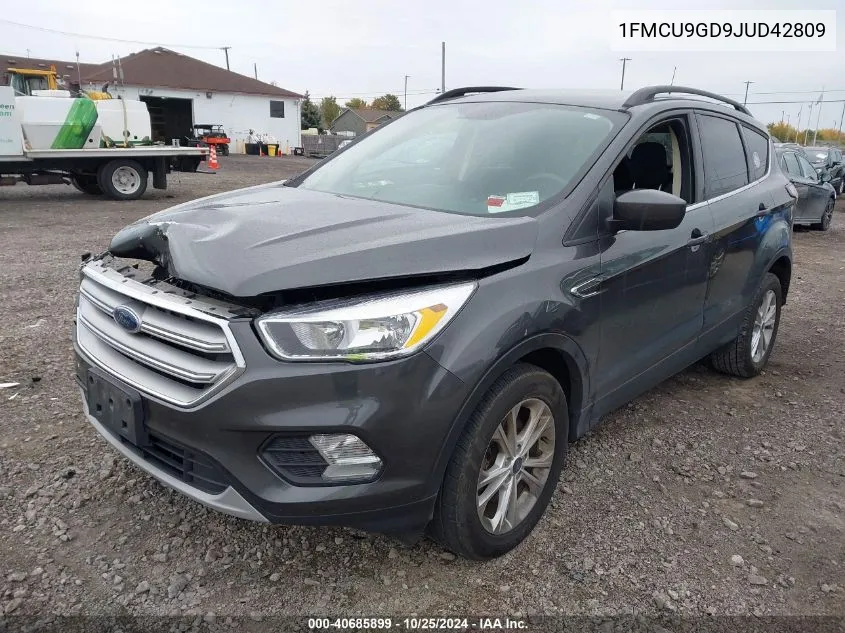 2018 Ford Escape Se VIN: 1FMCU9GD9JUD42809 Lot: 40685899