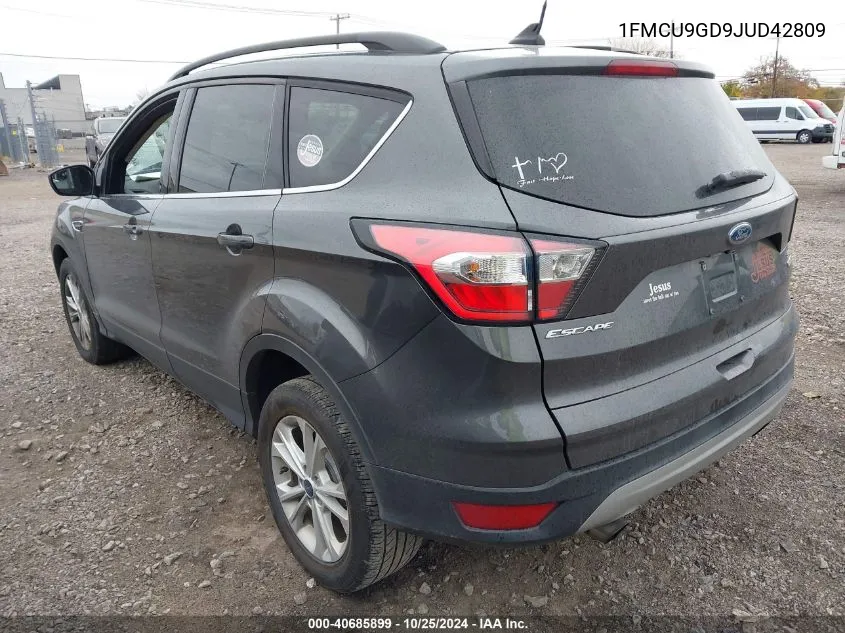 2018 Ford Escape Se VIN: 1FMCU9GD9JUD42809 Lot: 40685899