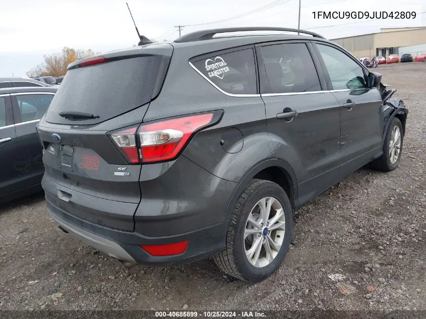 2018 Ford Escape Se VIN: 1FMCU9GD9JUD42809 Lot: 40685899