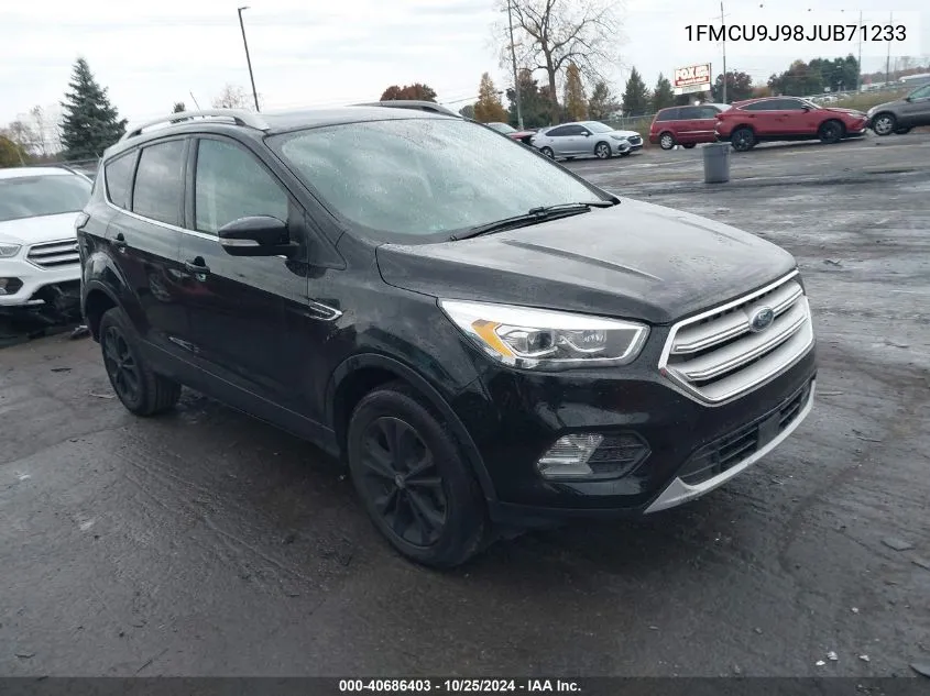 2018 Ford Escape Titanium VIN: 1FMCU9J98JUB71233 Lot: 40686403