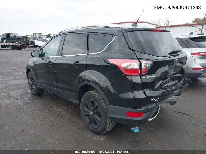 2018 Ford Escape Titanium VIN: 1FMCU9J98JUB71233 Lot: 40686403