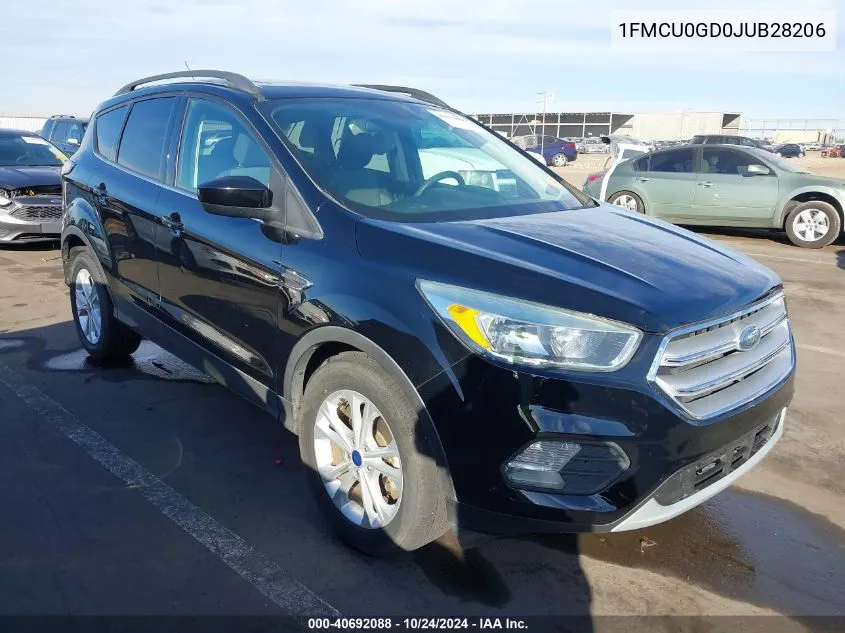 2018 Ford Escape Se VIN: 1FMCU0GD0JUB28206 Lot: 40692088