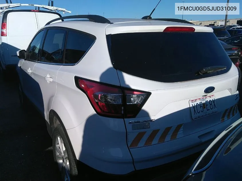 2018 Ford Escape Se VIN: 1FMCU0GD5JUD31009 Lot: 40710415