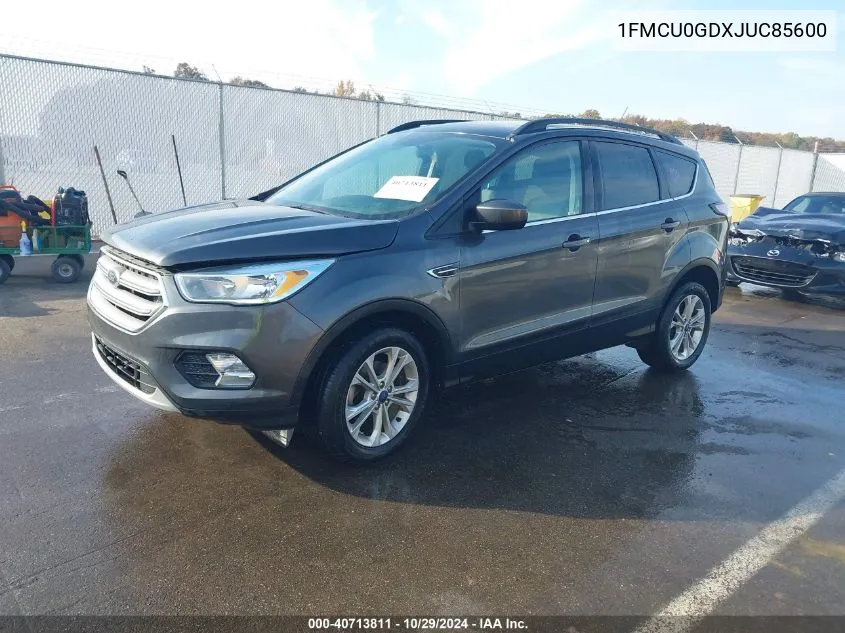 2018 Ford Escape Se VIN: 1FMCU0GDXJUC85600 Lot: 40713811