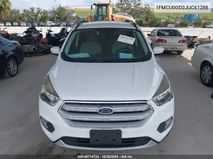 2018 Ford Escape Se VIN: 1FMCU0GD2JUC61288 Lot: 40714724