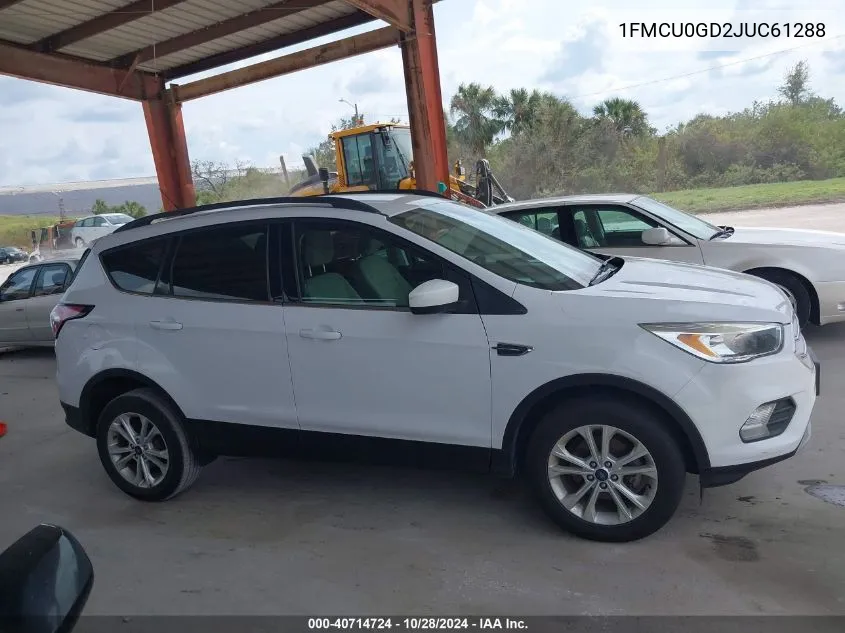 2018 Ford Escape Se VIN: 1FMCU0GD2JUC61288 Lot: 40714724