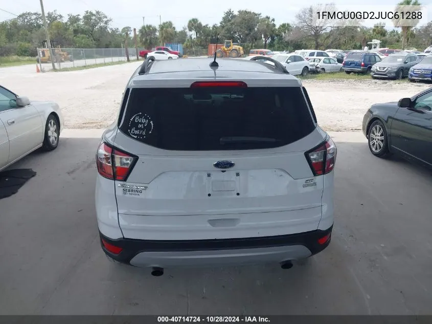 2018 Ford Escape Se VIN: 1FMCU0GD2JUC61288 Lot: 40714724