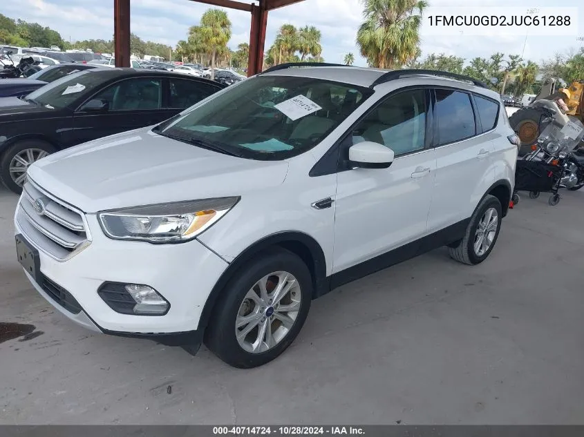 2018 Ford Escape Se VIN: 1FMCU0GD2JUC61288 Lot: 40714724