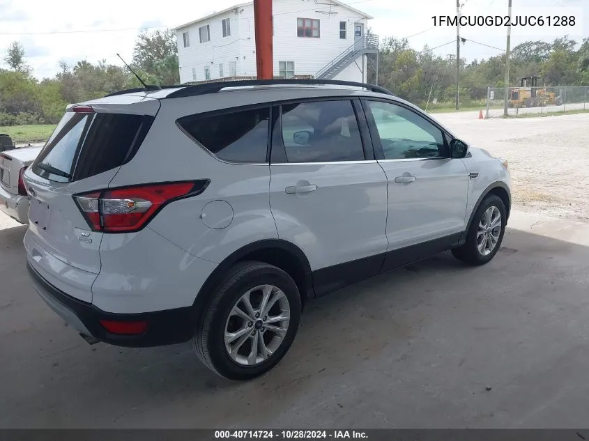 2018 Ford Escape Se VIN: 1FMCU0GD2JUC61288 Lot: 40714724