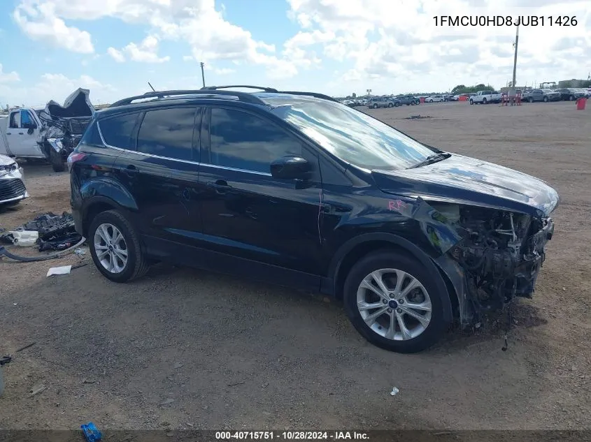 1FMCU0HD8JUB11426 2018 Ford Escape Sel