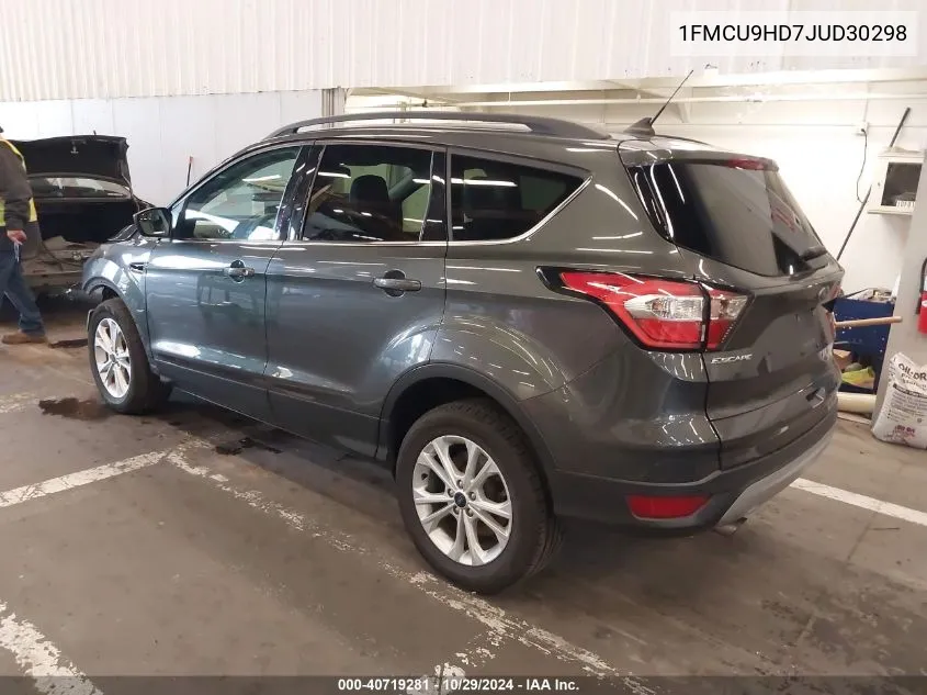 2018 Ford Escape Sel VIN: 1FMCU9HD7JUD30298 Lot: 40719281