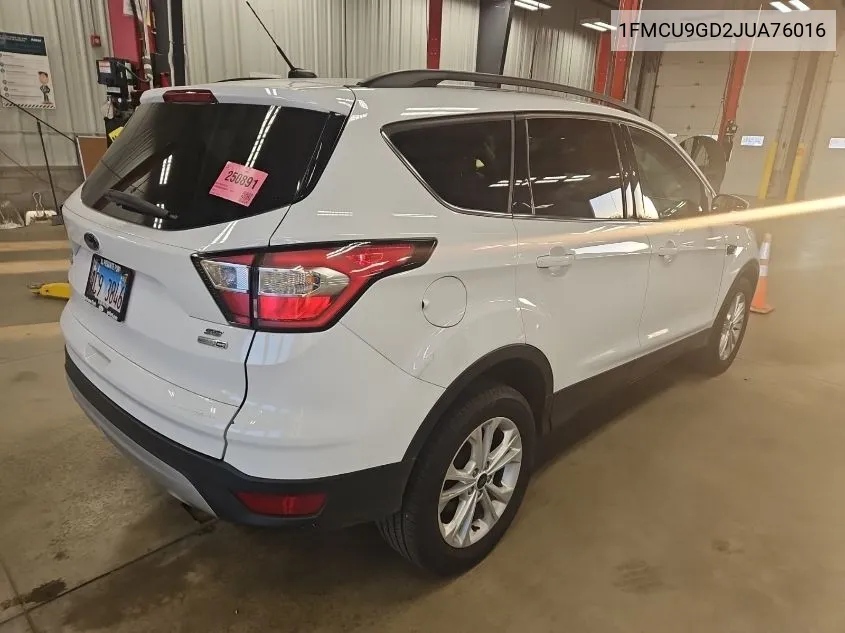 2018 Ford Escape Se VIN: 1FMCU9GD2JUA76016 Lot: 40727823