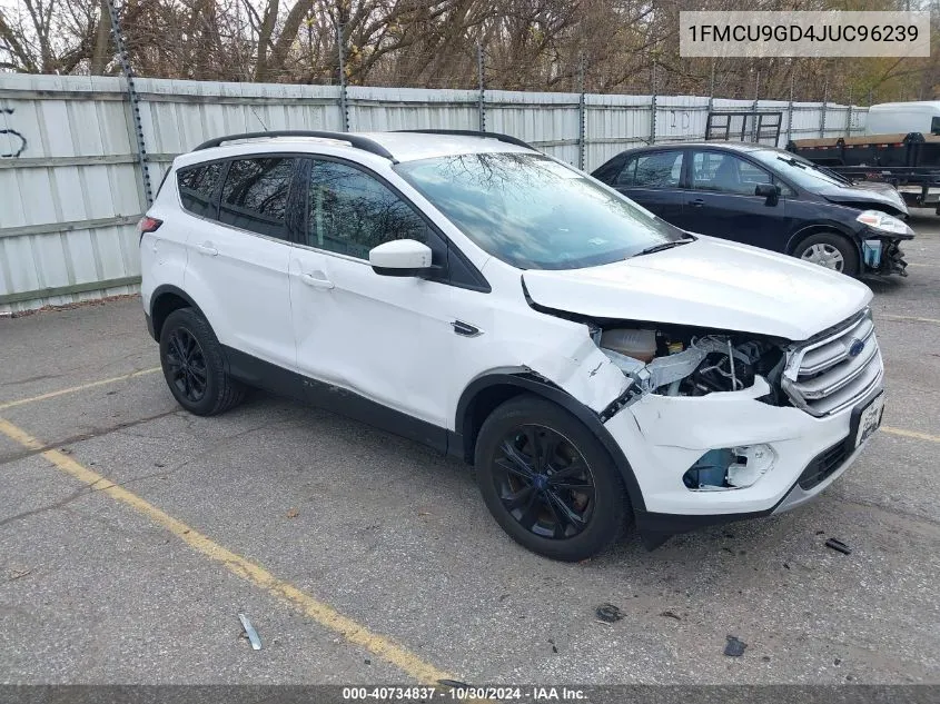 2018 Ford Escape Se VIN: 1FMCU9GD4JUC96239 Lot: 40734837