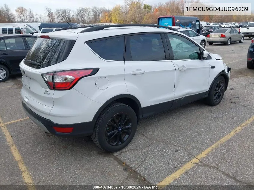 2018 Ford Escape Se VIN: 1FMCU9GD4JUC96239 Lot: 40734837