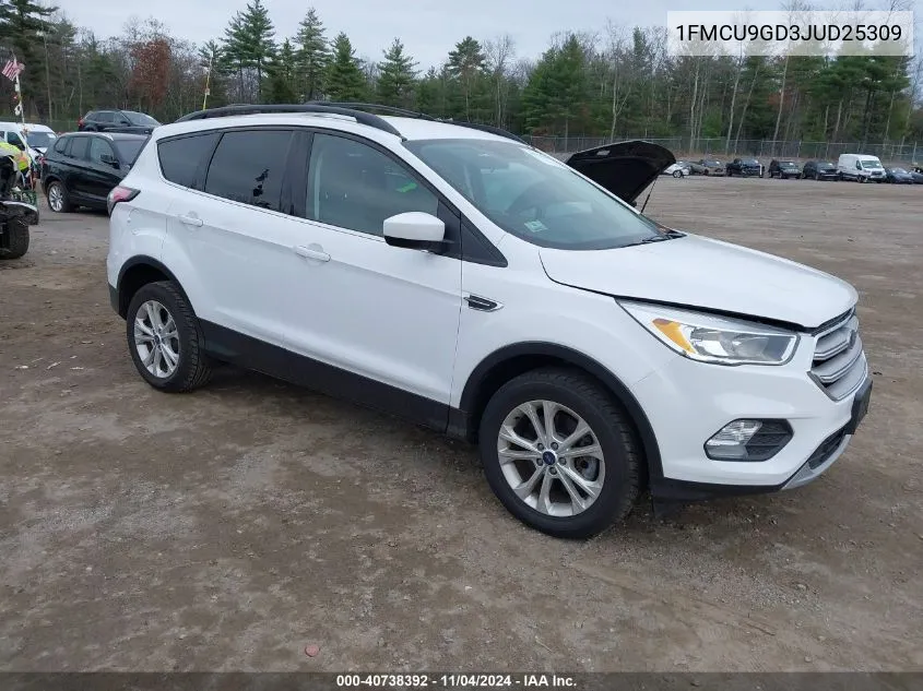 2018 Ford Escape Se VIN: 1FMCU9GD3JUD25309 Lot: 40738392