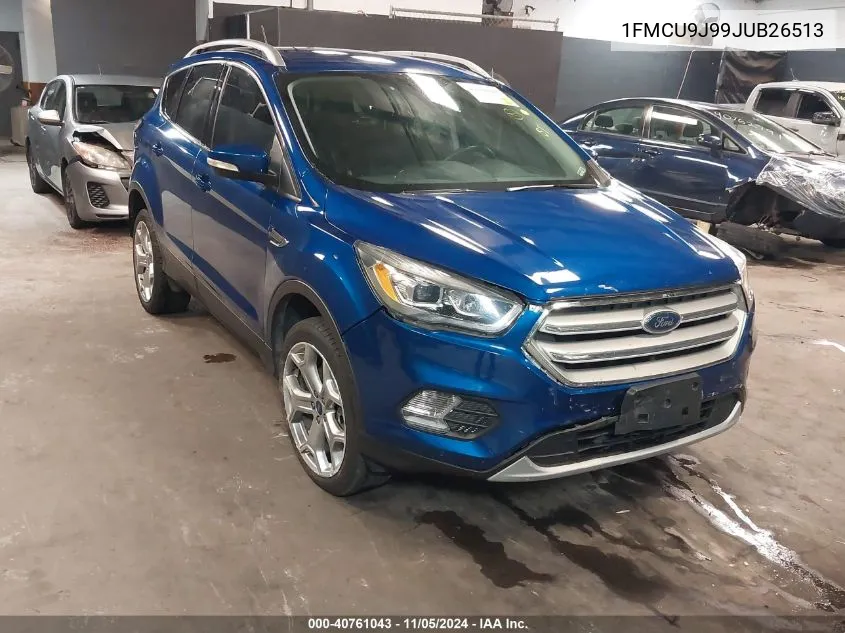 2018 Ford Escape Titanium VIN: 1FMCU9J99JUB26513 Lot: 40761043