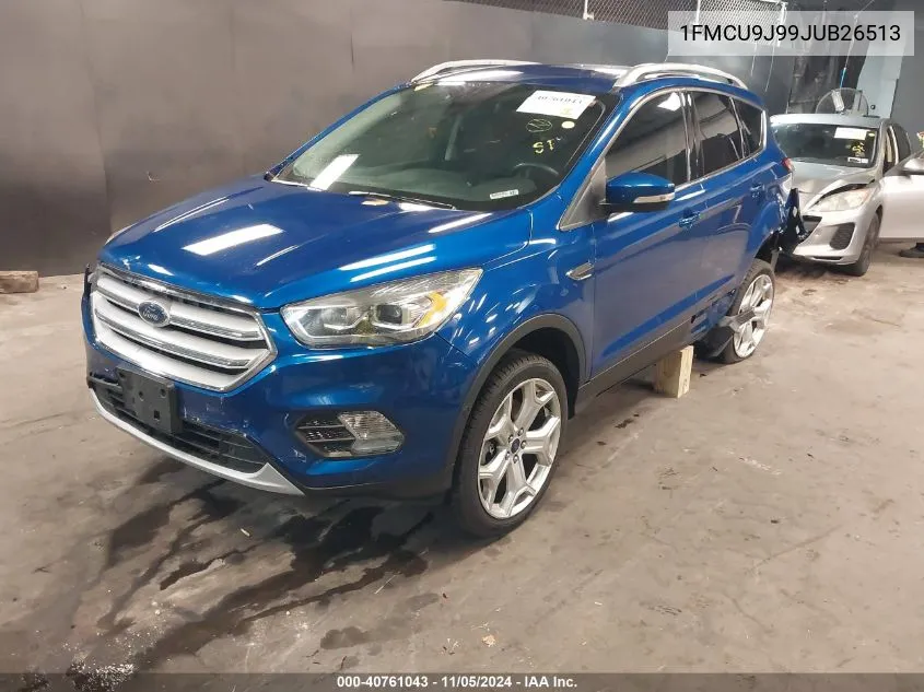 2018 Ford Escape Titanium VIN: 1FMCU9J99JUB26513 Lot: 40761043