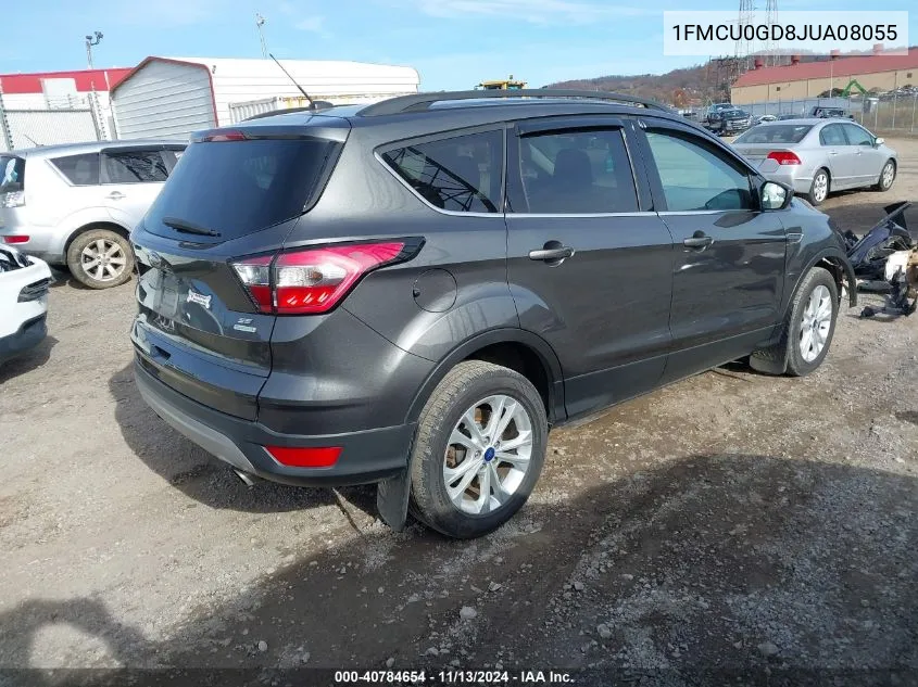 2018 Ford Escape Se VIN: 1FMCU0GD8JUA08055 Lot: 40784654