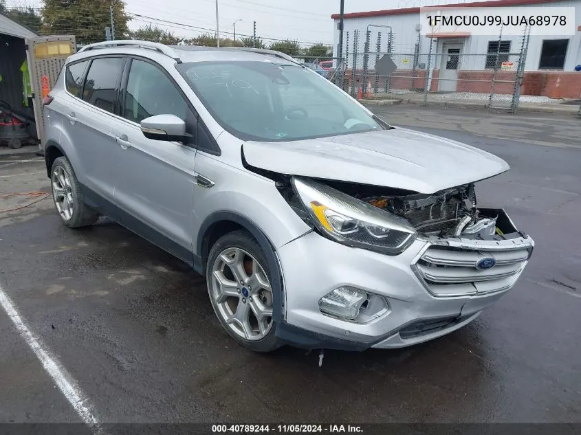 2018 Ford Escape Titanium VIN: 1FMCU0J99JUA68978 Lot: 40789244