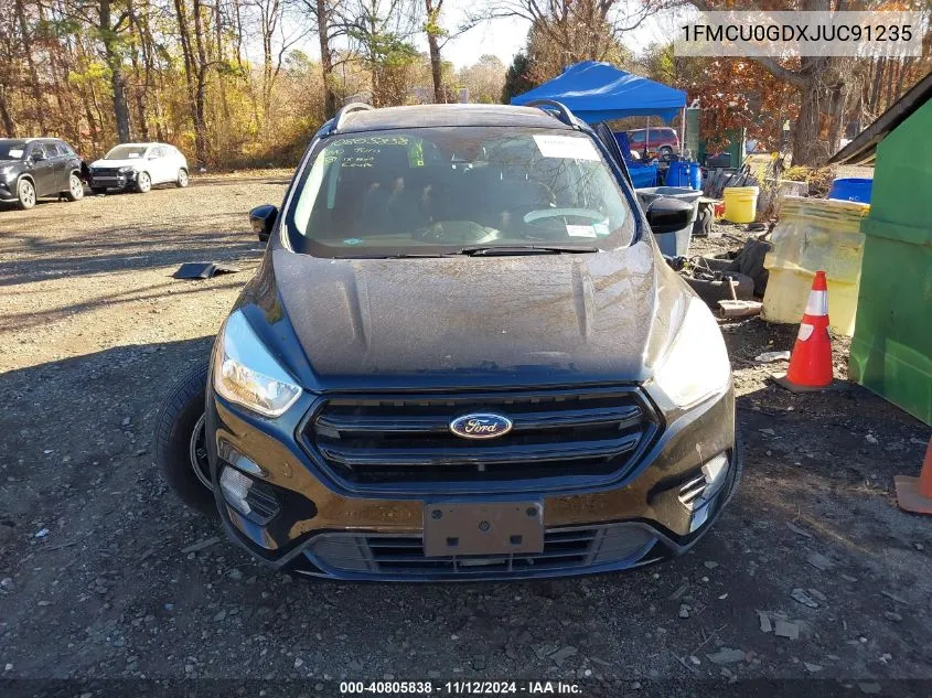 2018 Ford Escape Se VIN: 1FMCU0GDXJUC91235 Lot: 40805838