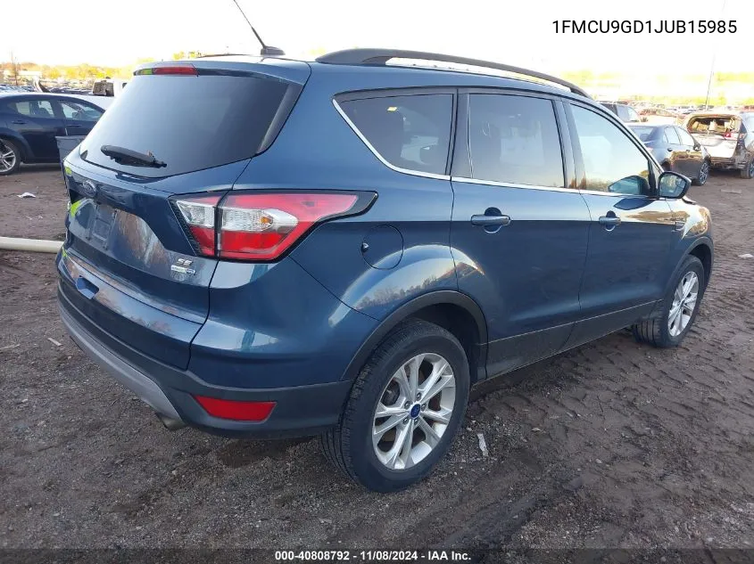 2018 Ford Escape Se VIN: 1FMCU9GD1JUB15985 Lot: 40808792