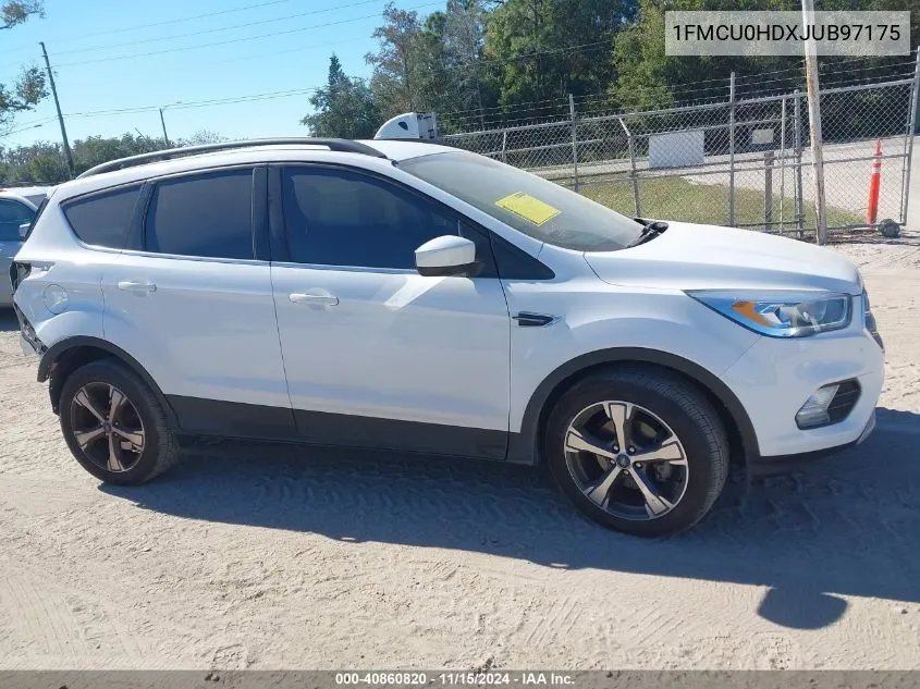 2018 Ford Escape Sel VIN: 1FMCU0HDXJUB97175 Lot: 40860820