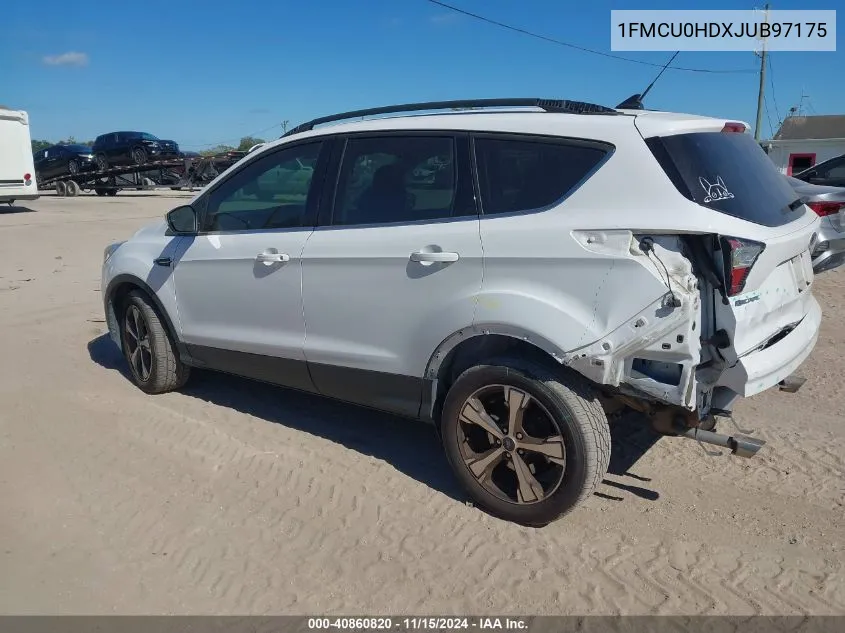 2018 Ford Escape Sel VIN: 1FMCU0HDXJUB97175 Lot: 40860820