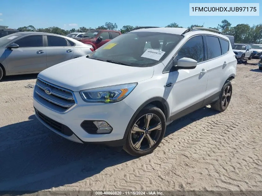 2018 Ford Escape Sel VIN: 1FMCU0HDXJUB97175 Lot: 40860820