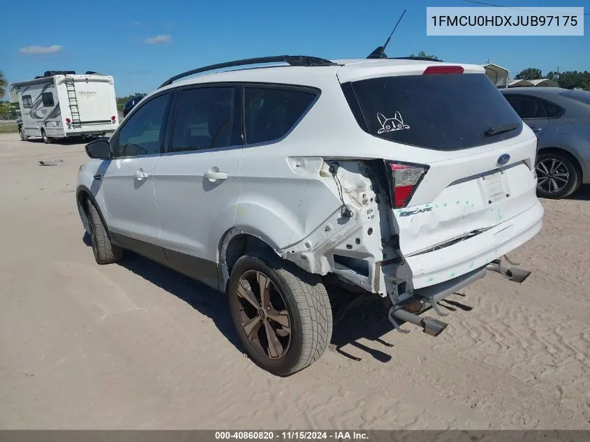 2018 Ford Escape Sel VIN: 1FMCU0HDXJUB97175 Lot: 40860820