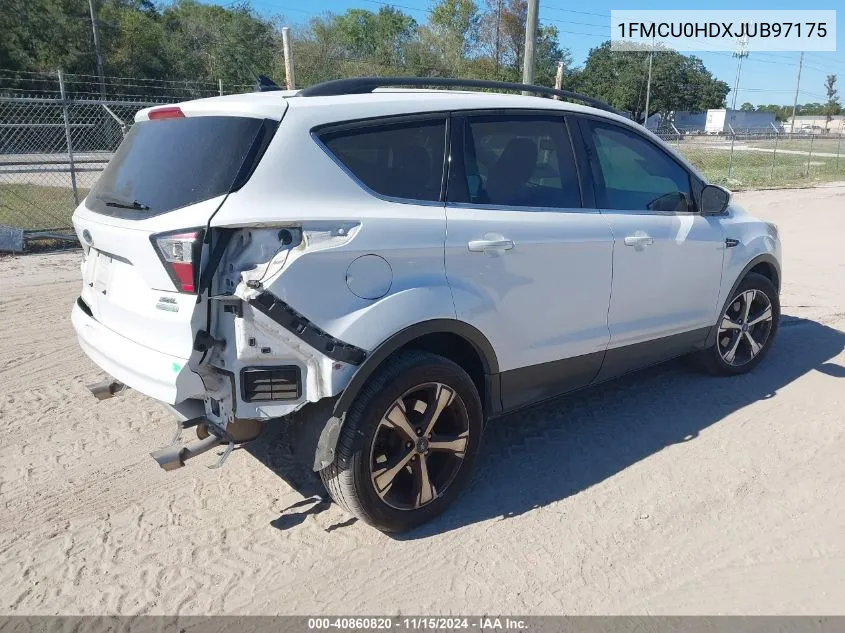 2018 Ford Escape Sel VIN: 1FMCU0HDXJUB97175 Lot: 40860820