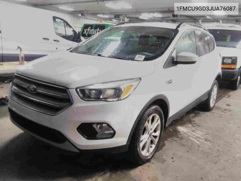 2018 Ford Escape Se VIN: 1FMCU9GD3JUA76087 Lot: 40912824